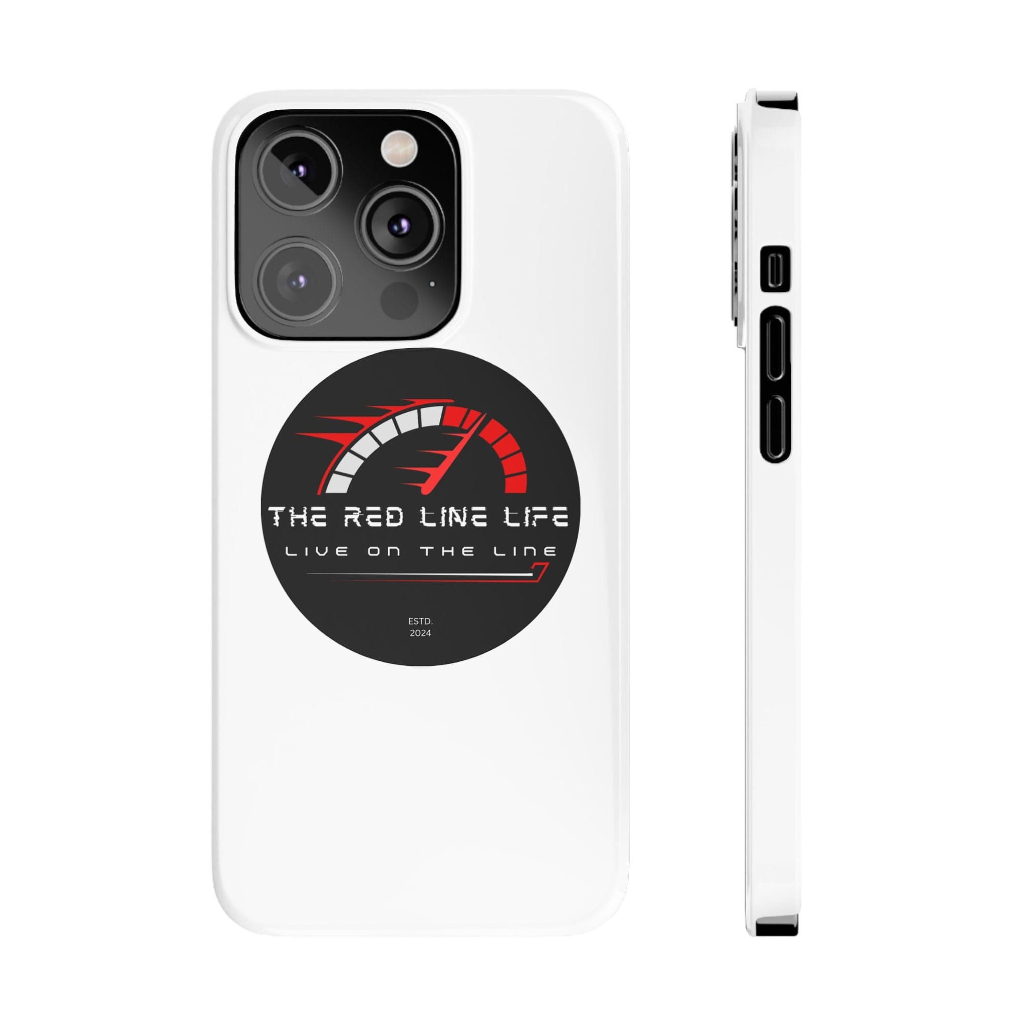 The Red Line Slim Phone Case