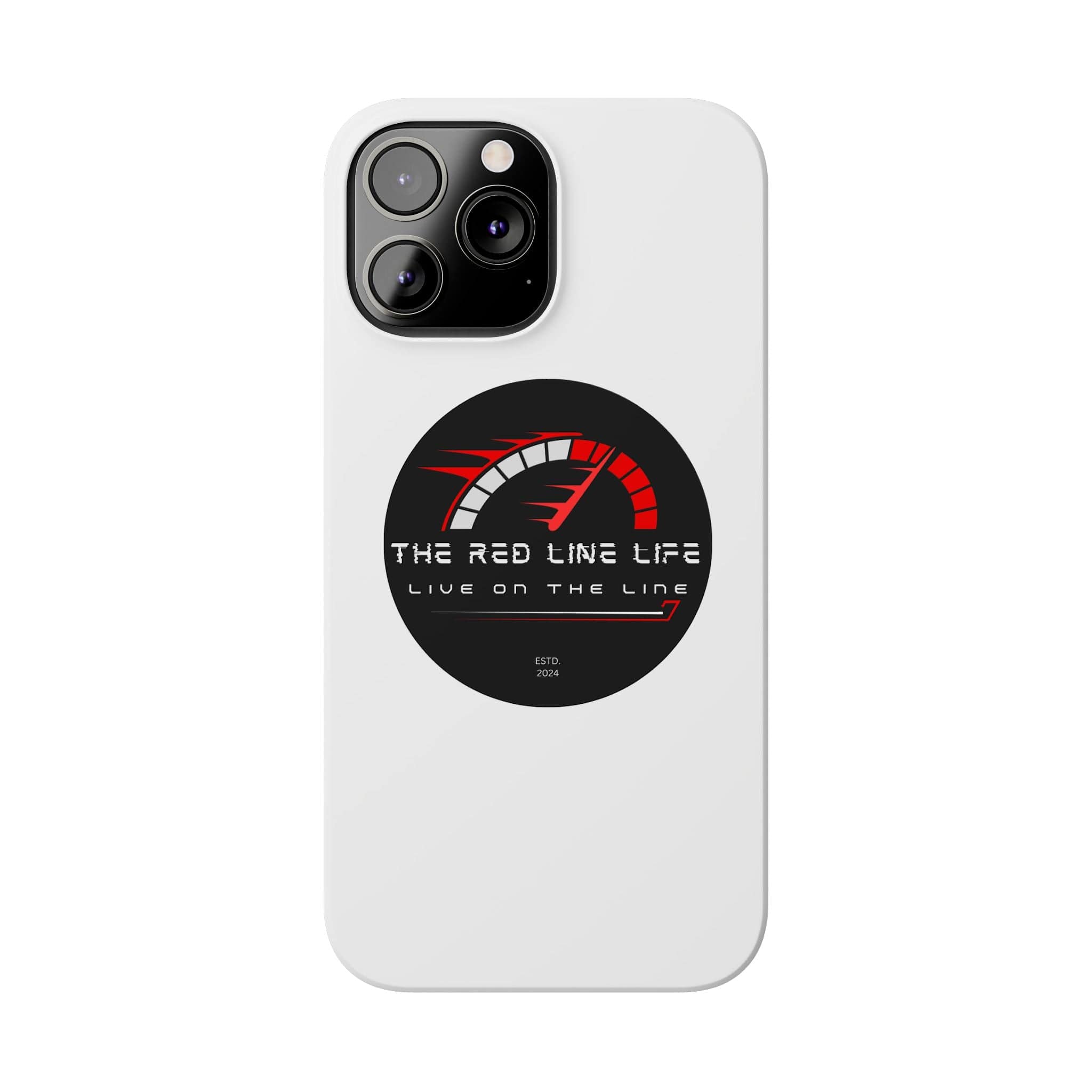 The Red Line Slim Phone Case