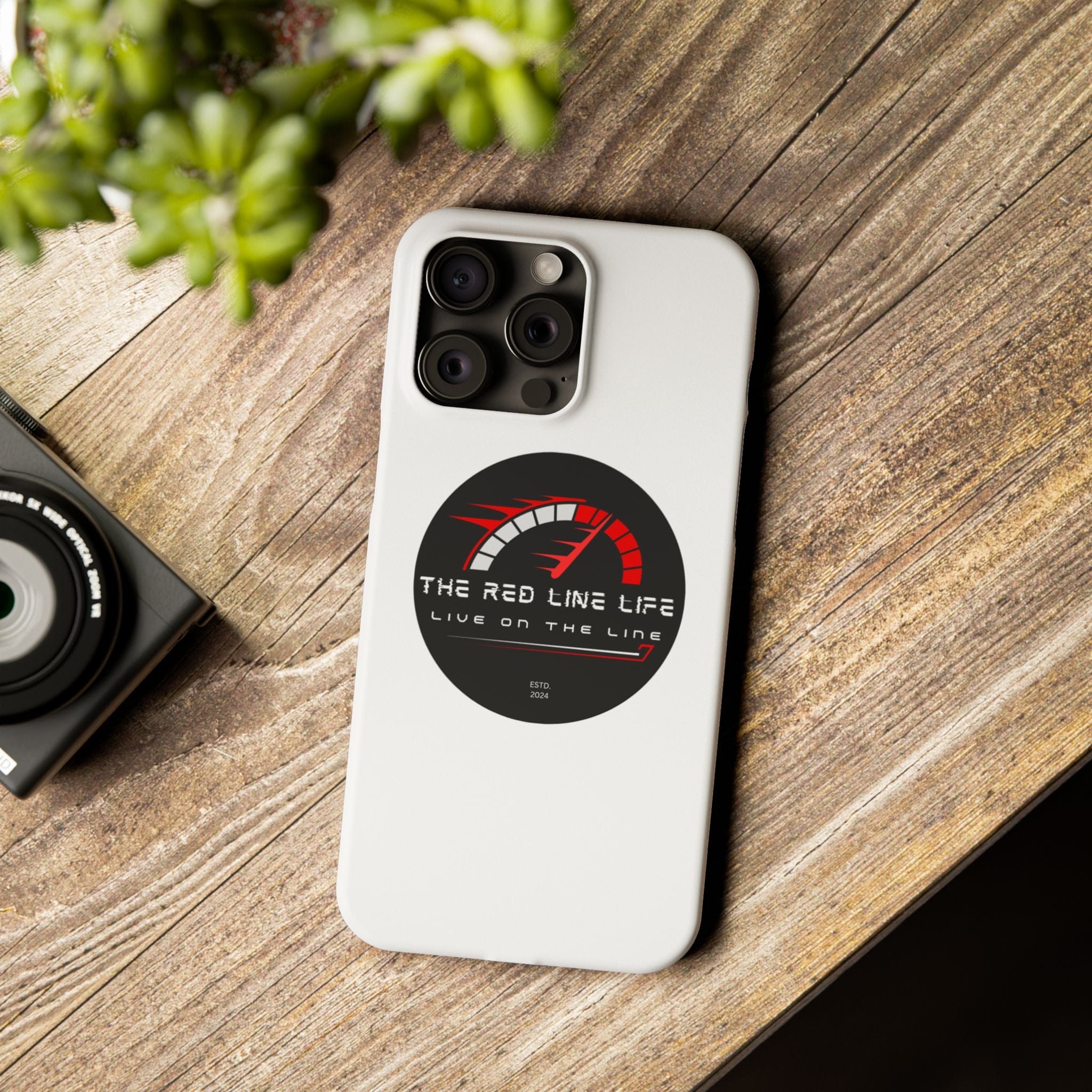 The Red Line Slim Phone Case