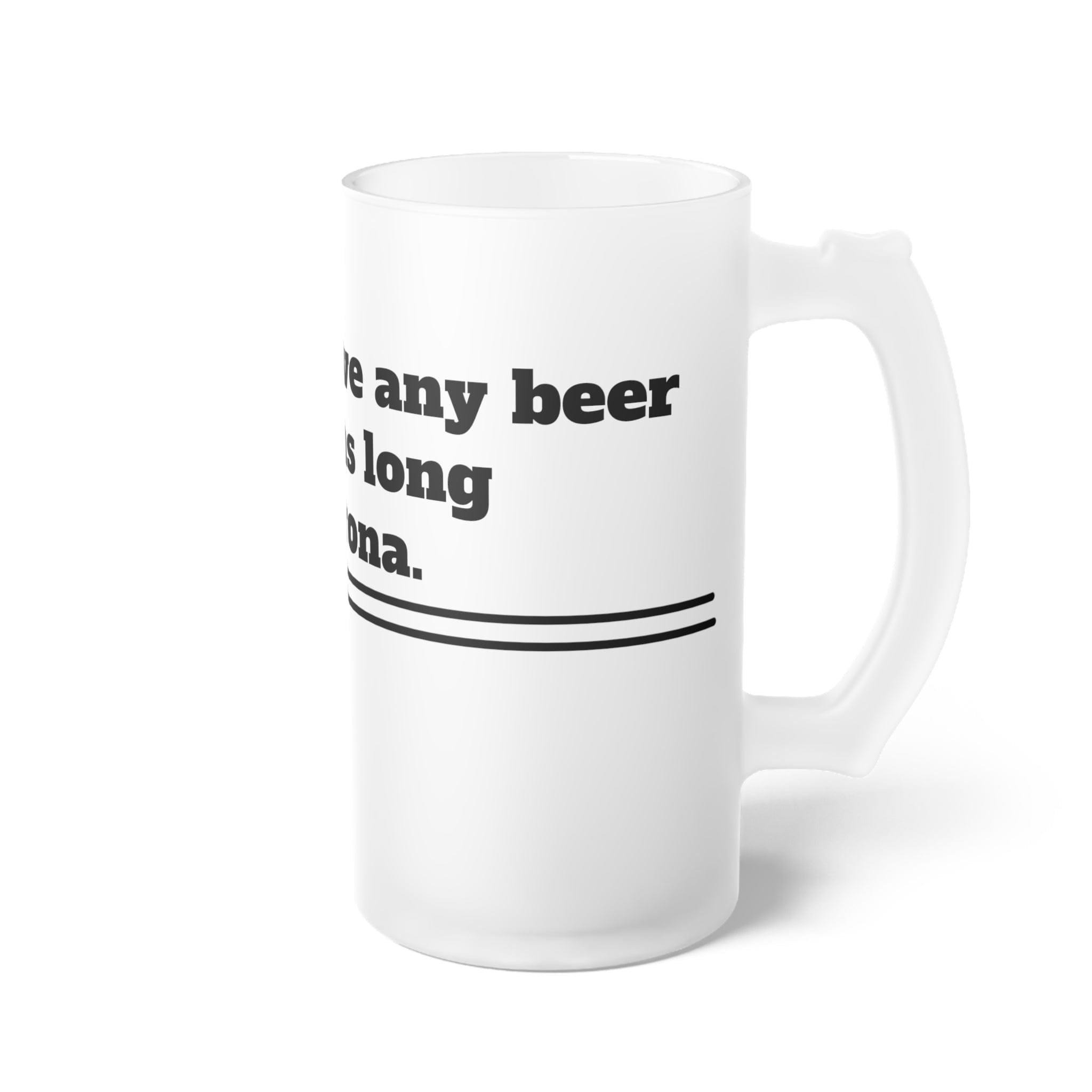 Frosted Glass Beer Mug