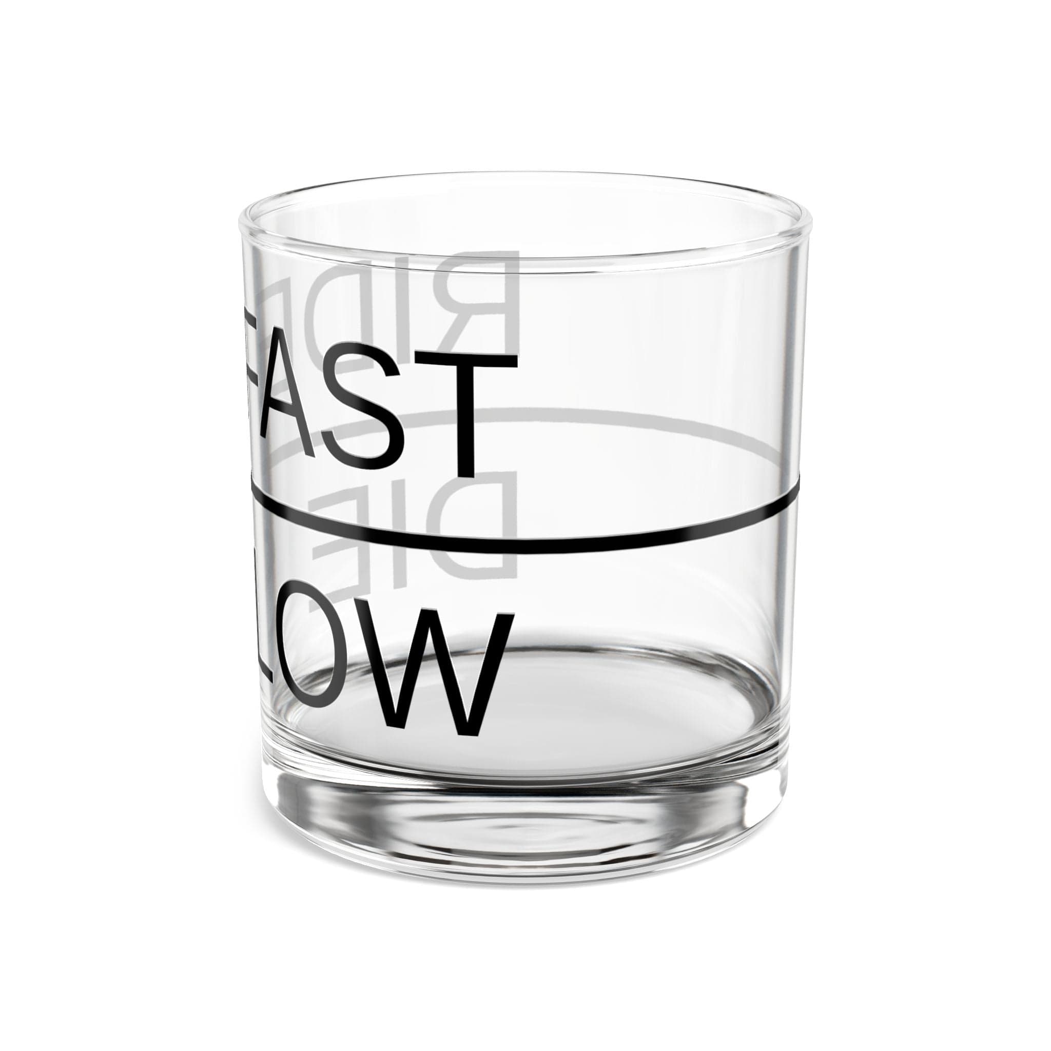 Ride Fast, Die Slow Whiskey Glass