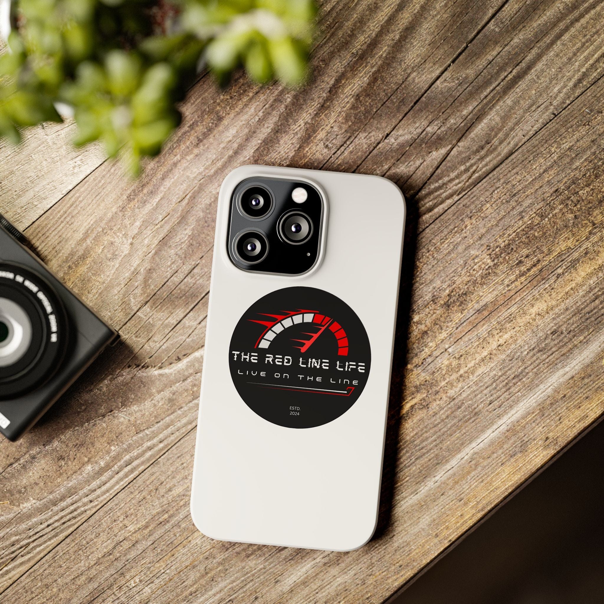 The Red Line Slim Phone Case