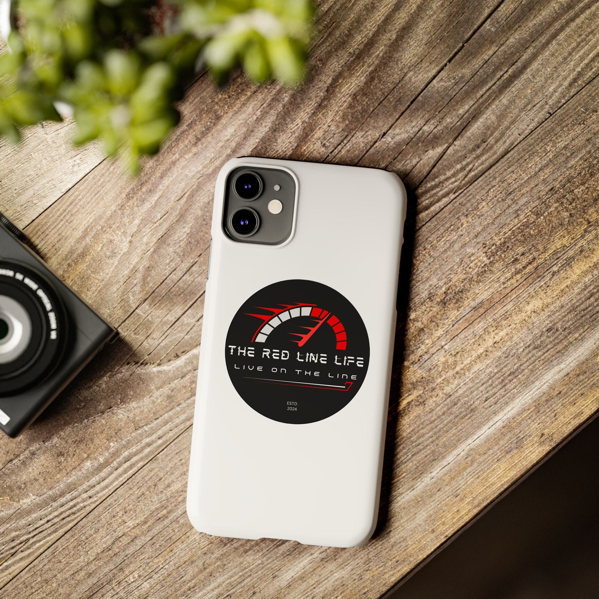 The Red Line Slim Phone Case