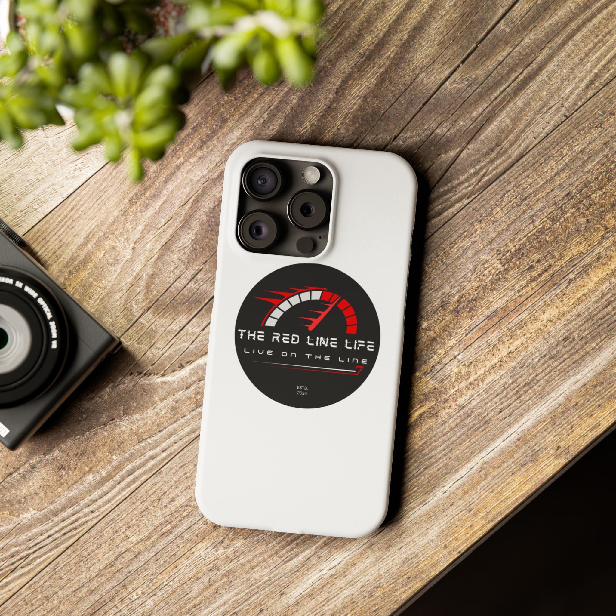 The Red Line Slim Phone Case