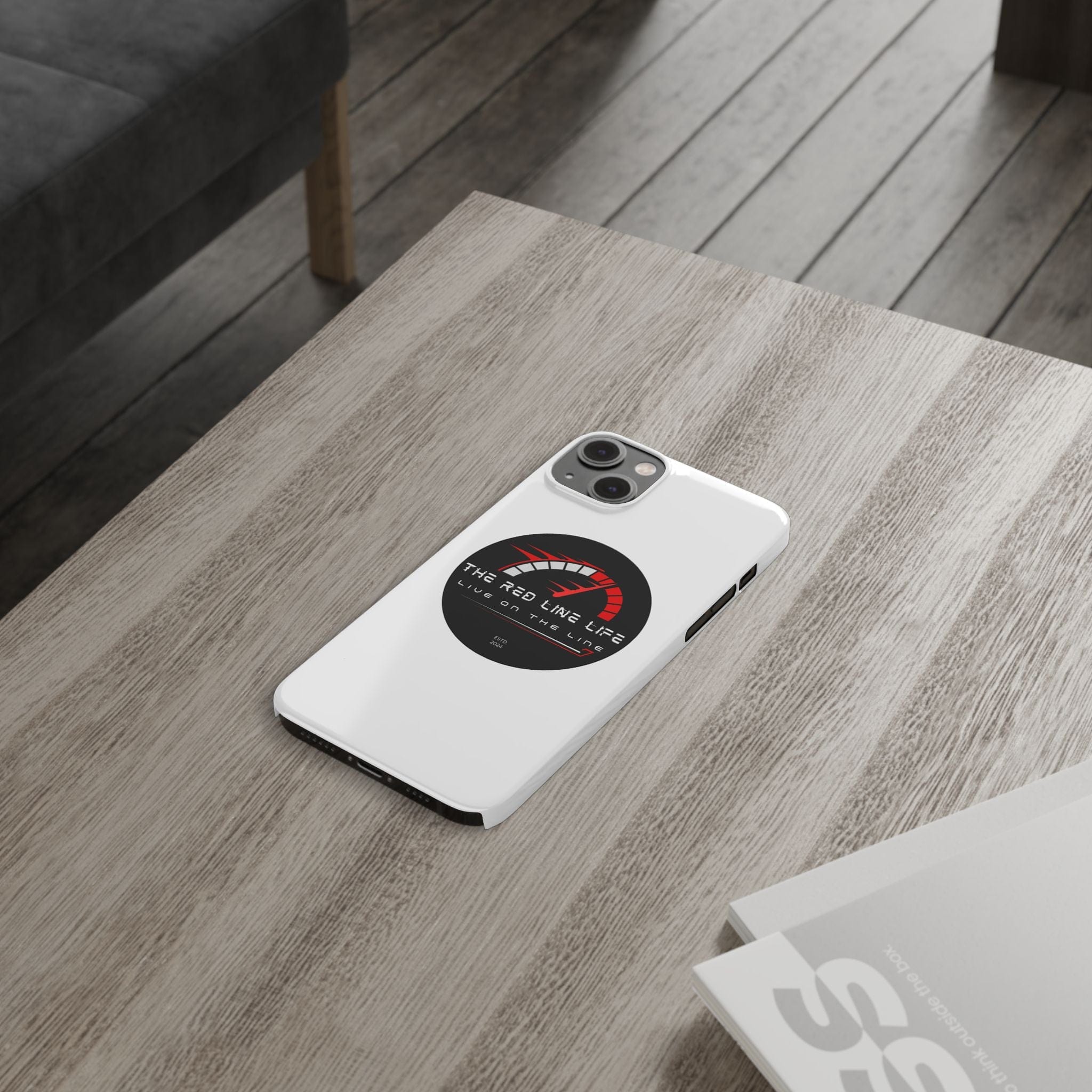 The Red Line Slim Phone Case