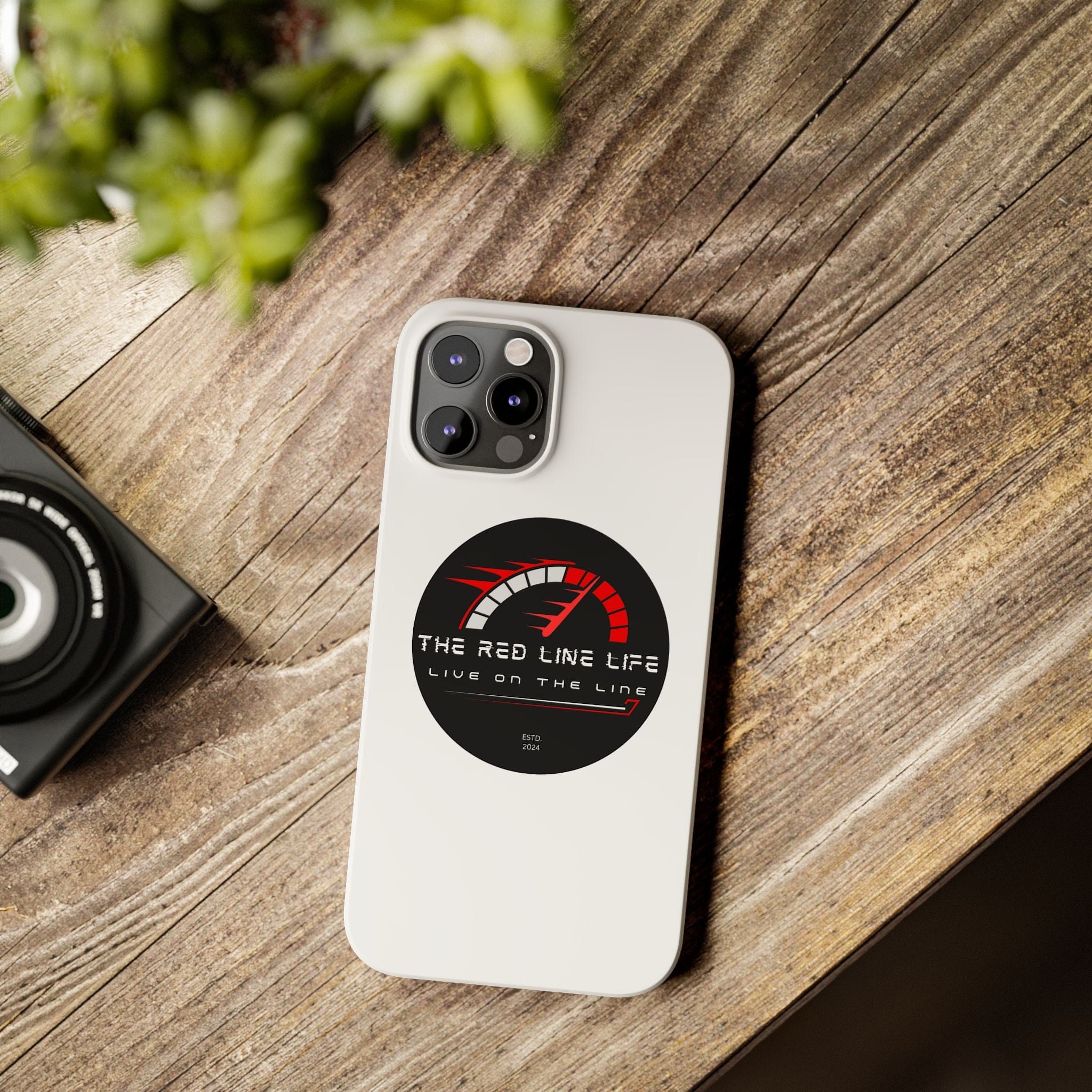 The Red Line Slim Phone Case