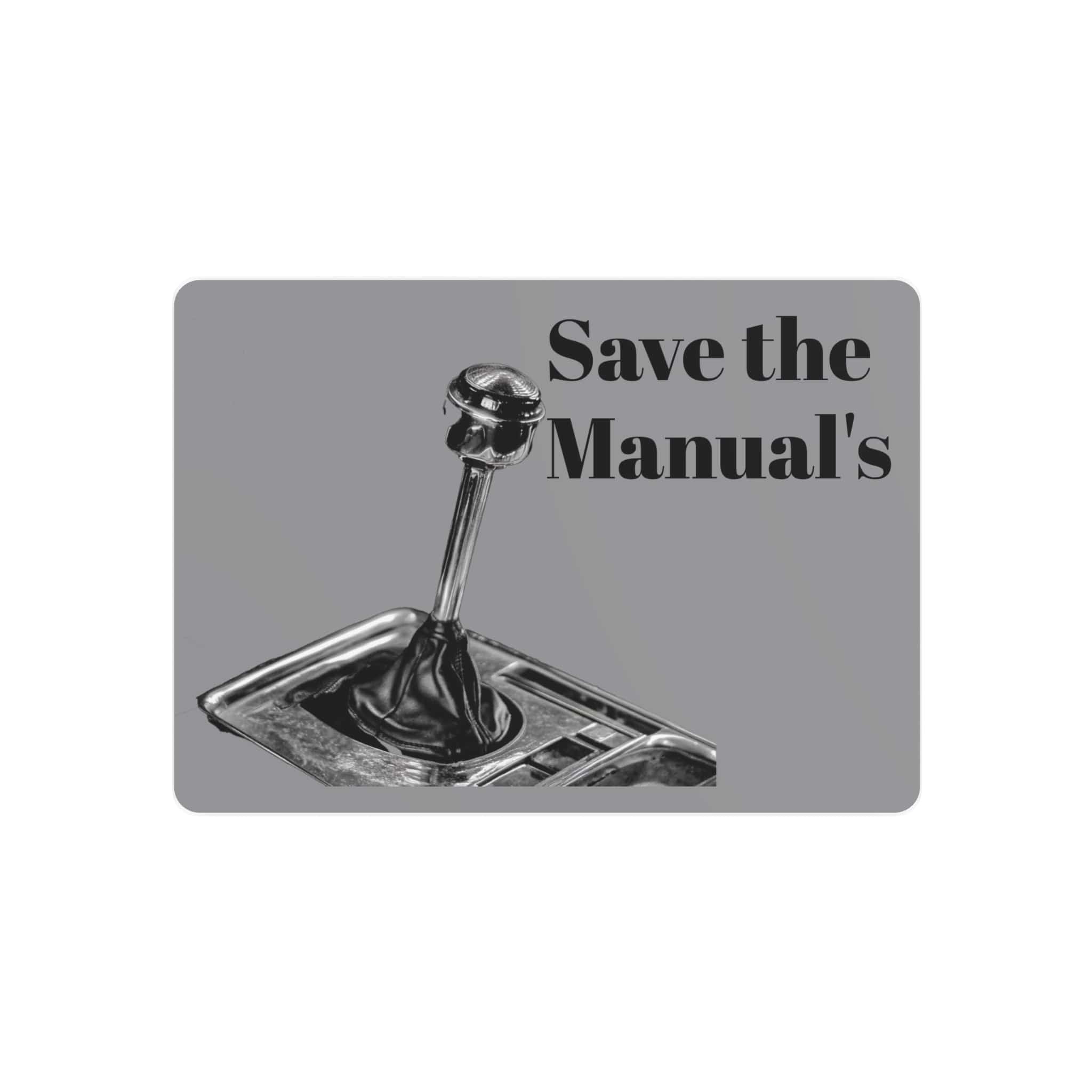 Save the Manual's Metal Art Sign