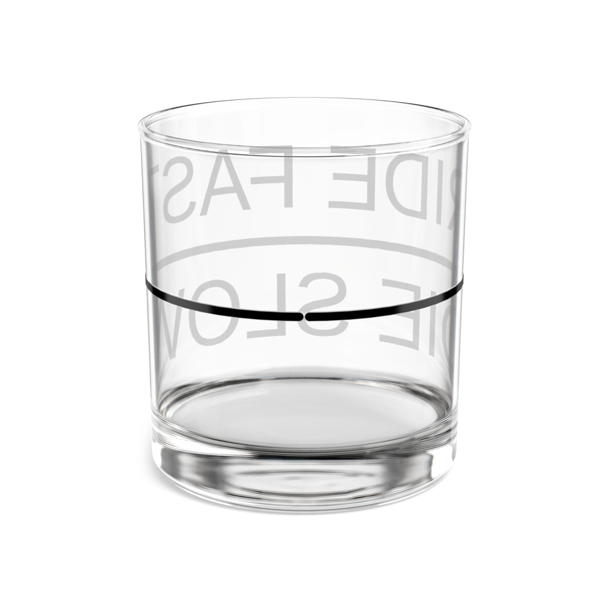 Ride Fast, Die Slow Whiskey Glass