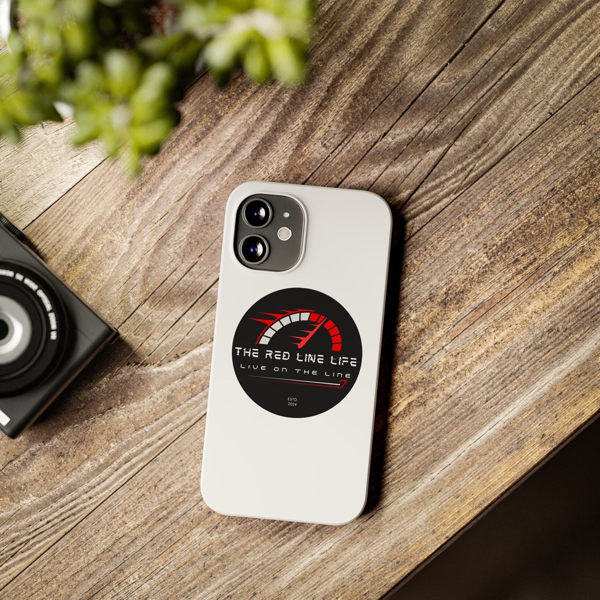 The Red Line Slim Phone Case