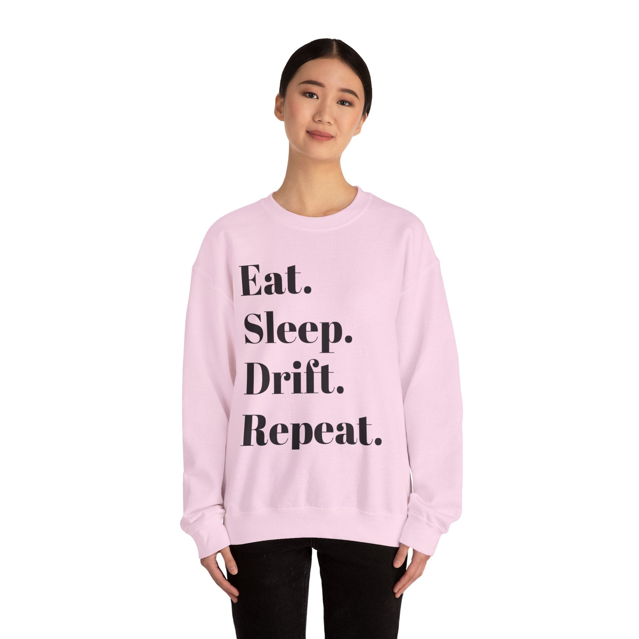 Eat. Sleep. Drift. Repeat. Crewneck Sweatshirt