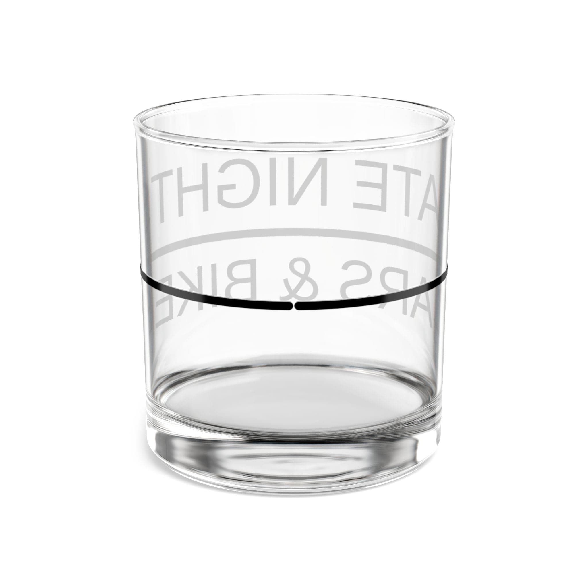 Late Nights, Cars & Bikes Whiskey Glass