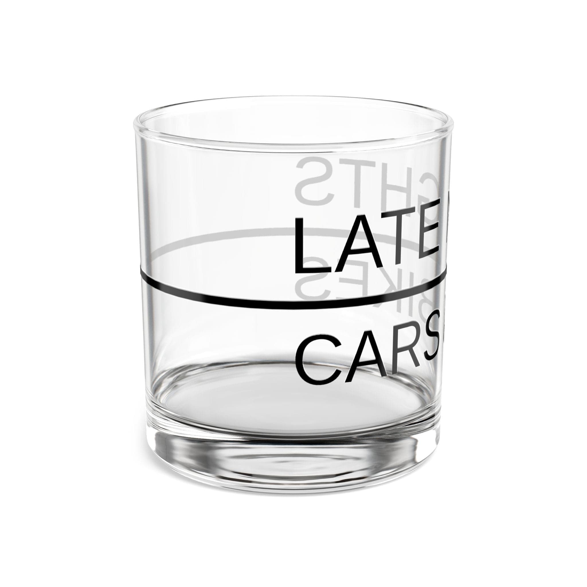 Late Nights, Cars & Bikes Whiskey Glass