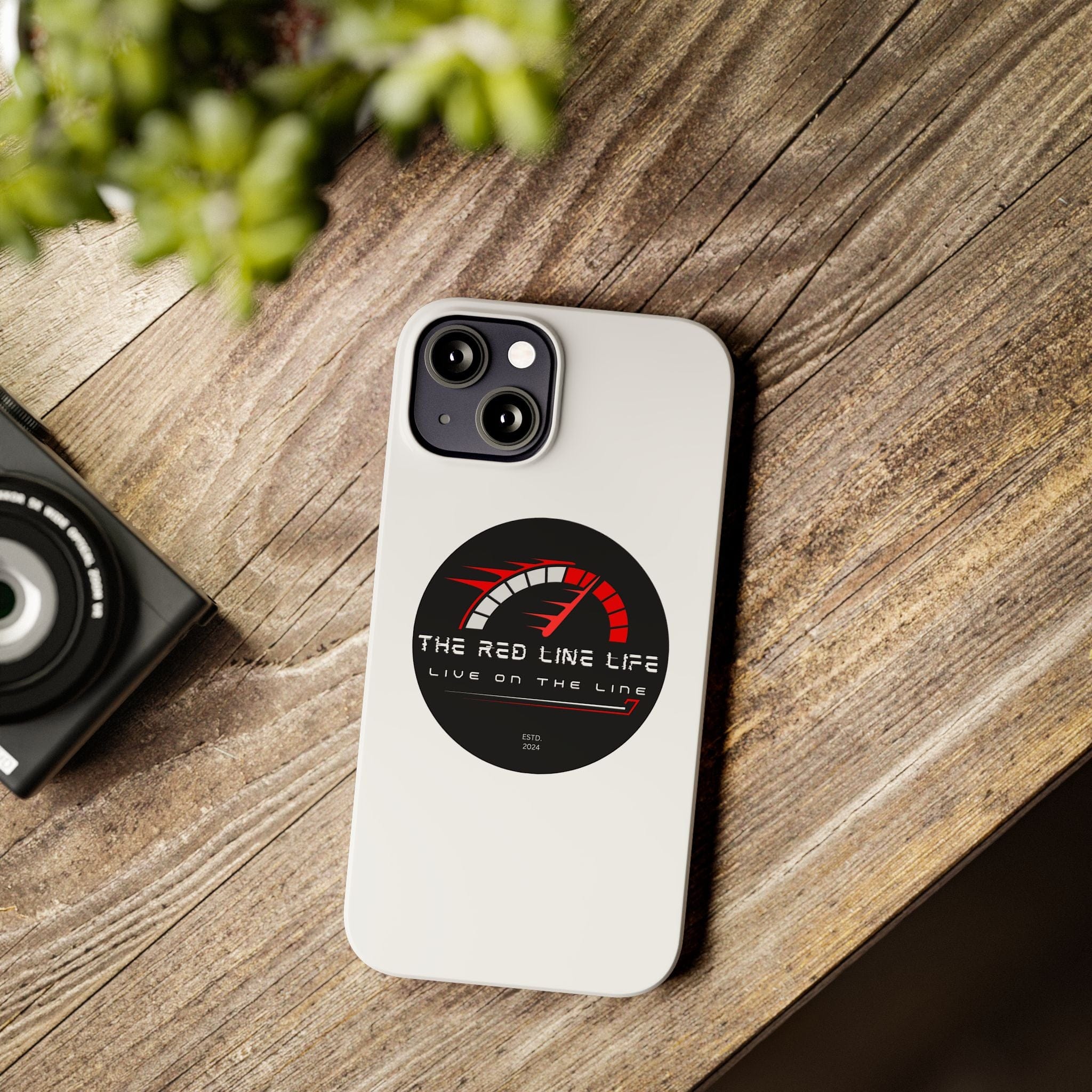 The Red Line Slim Phone Case