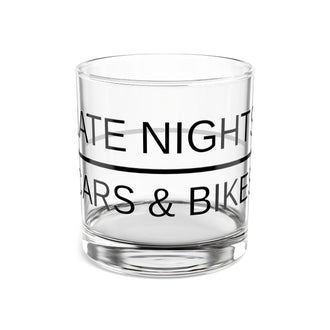 Late Nights, Cars & Bikes Whiskey Glass