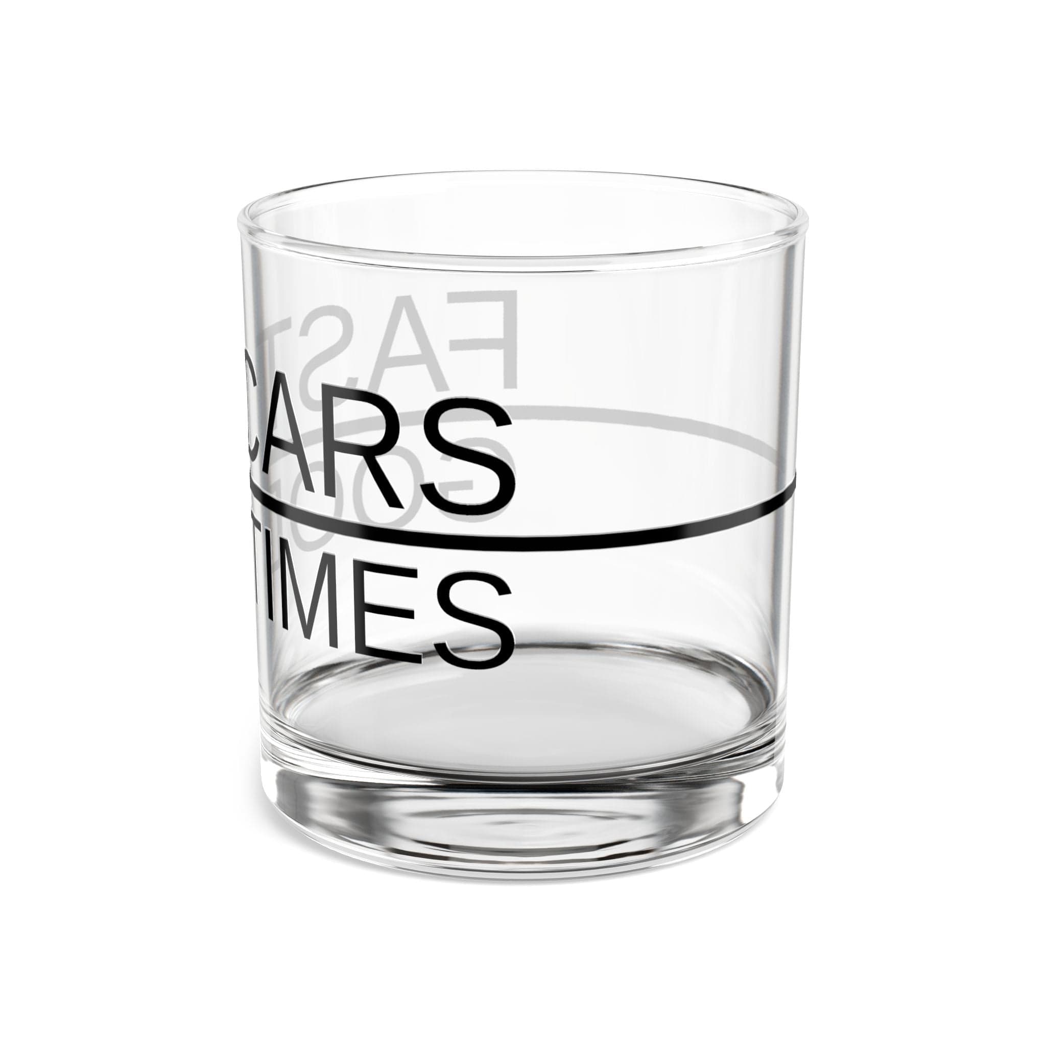 Fast Car & Good Times Whiskey Glass