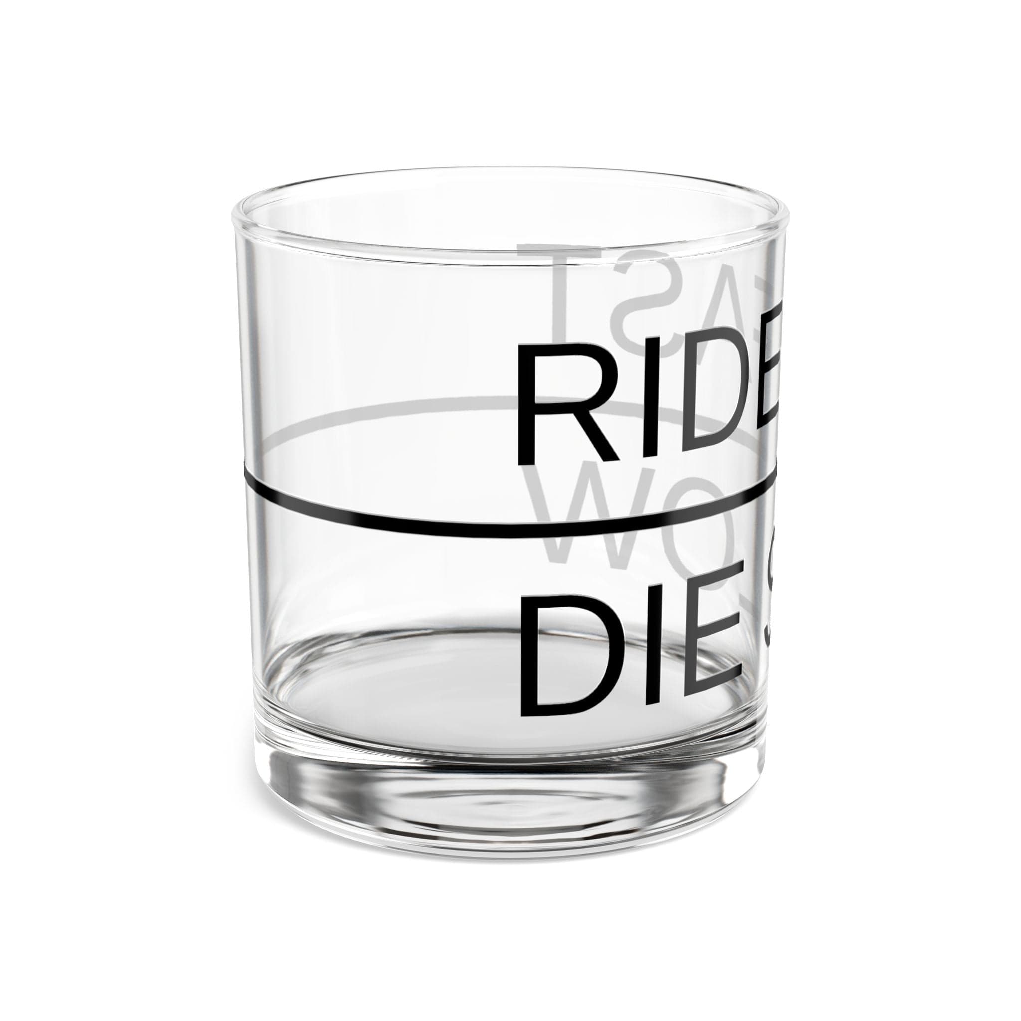 Ride Fast, Die Slow Whiskey Glass