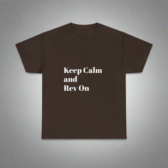 Car Enthusiast Tee - Keep Calm and Rev On