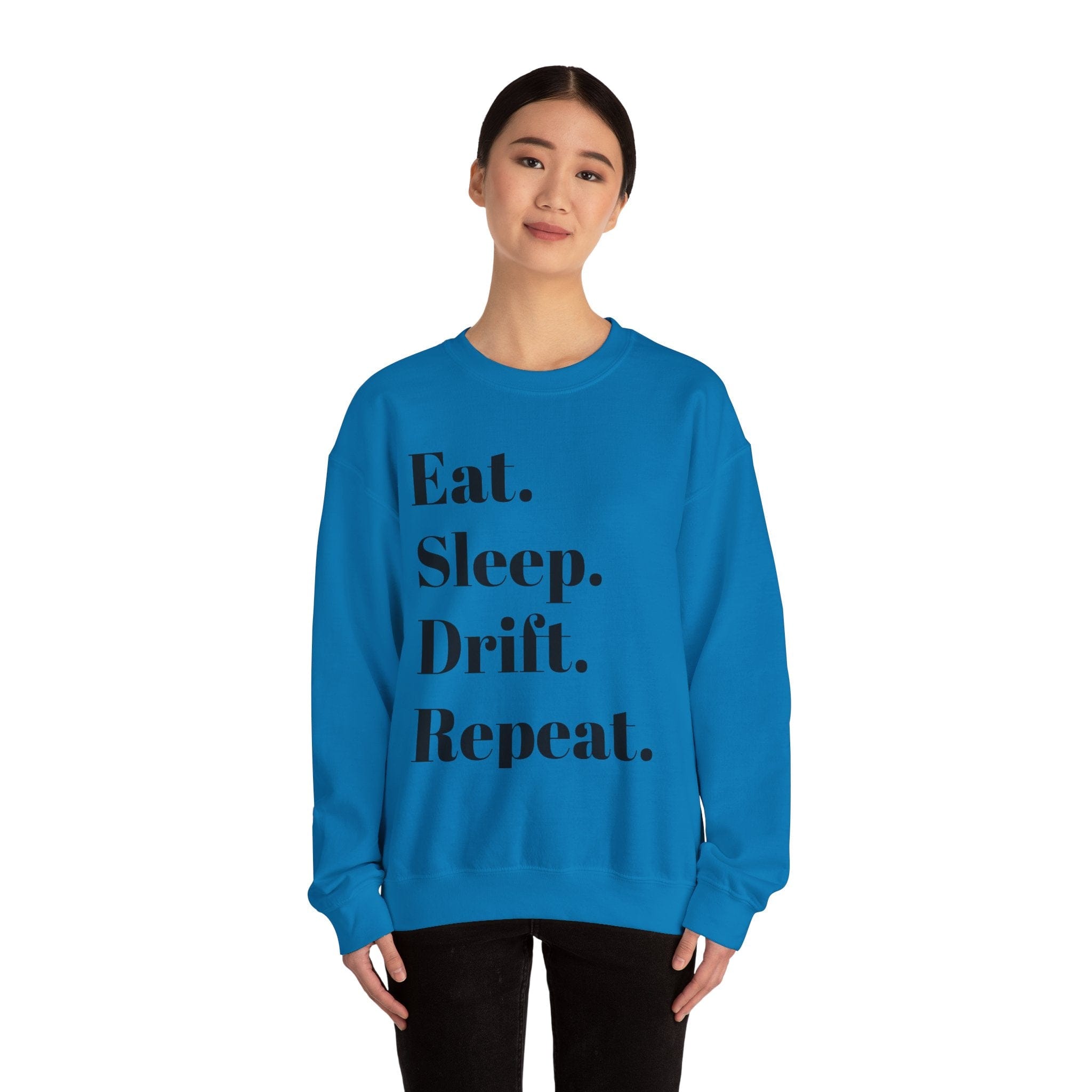 Eat. Sleep. Drift. Repeat. Crewneck Sweatshirt