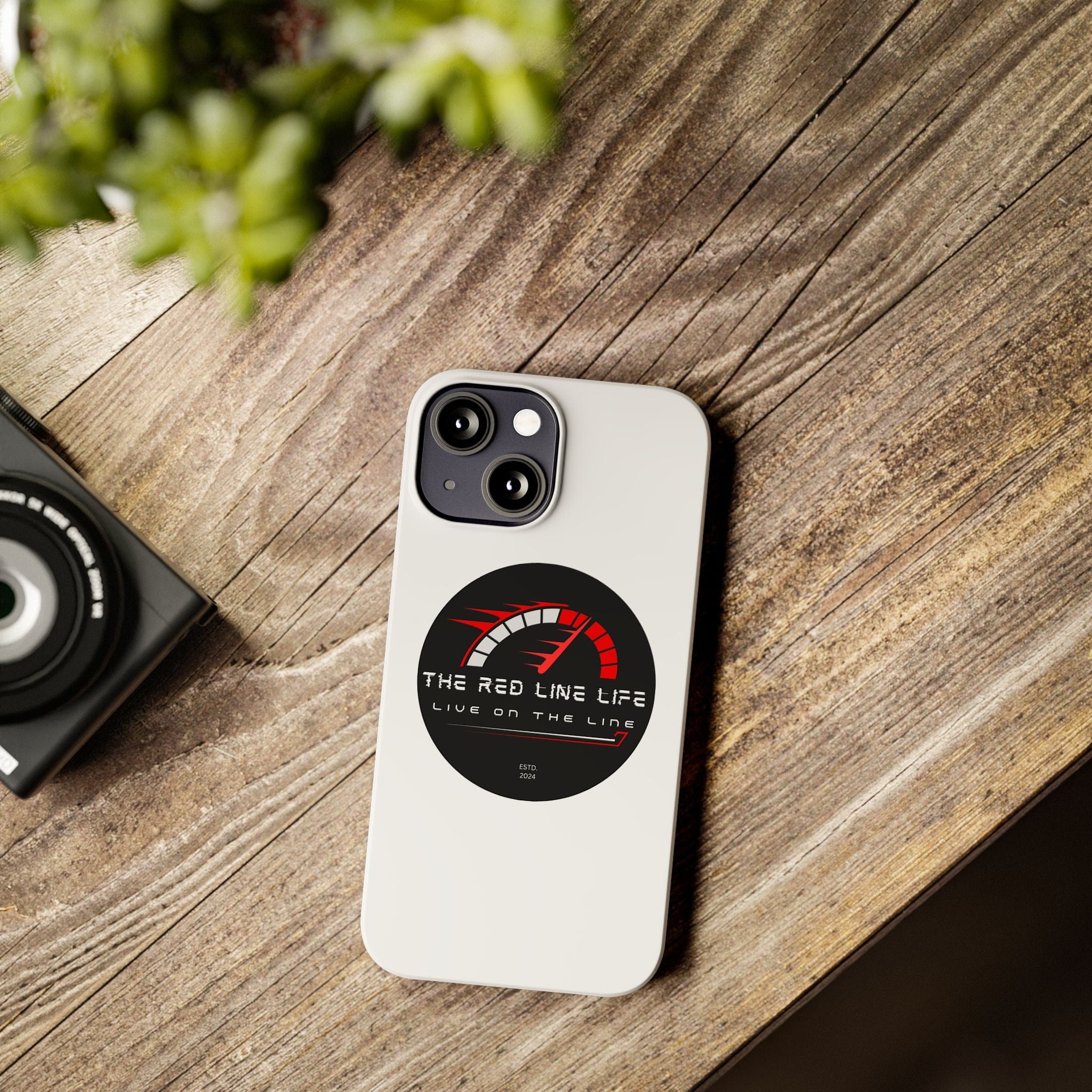 The Red Line Slim Phone Case