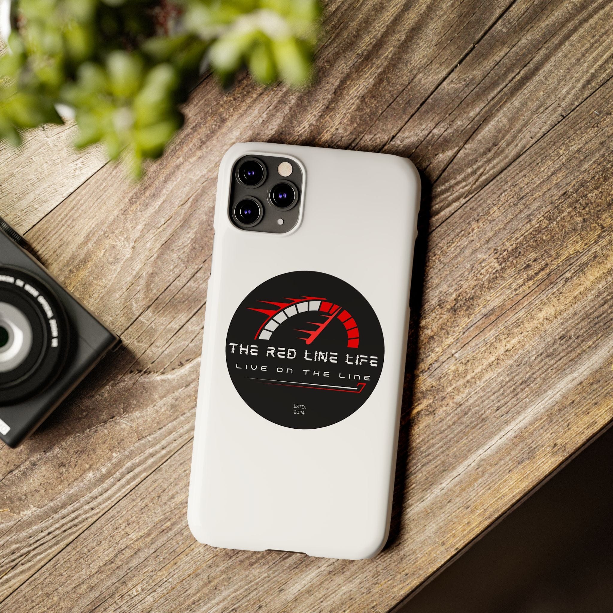 The Red Line Slim Phone Case