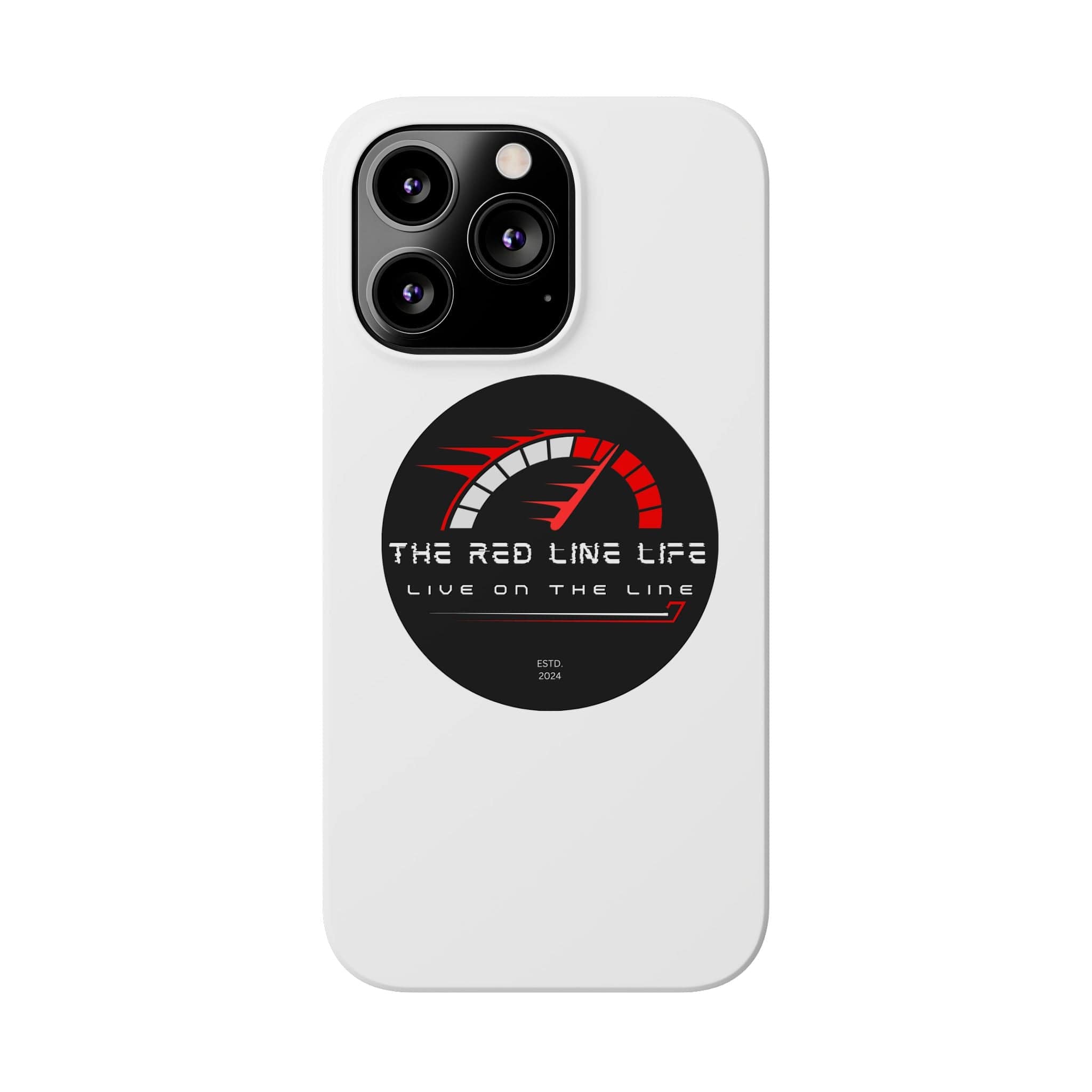 The Red Line Slim Phone Case