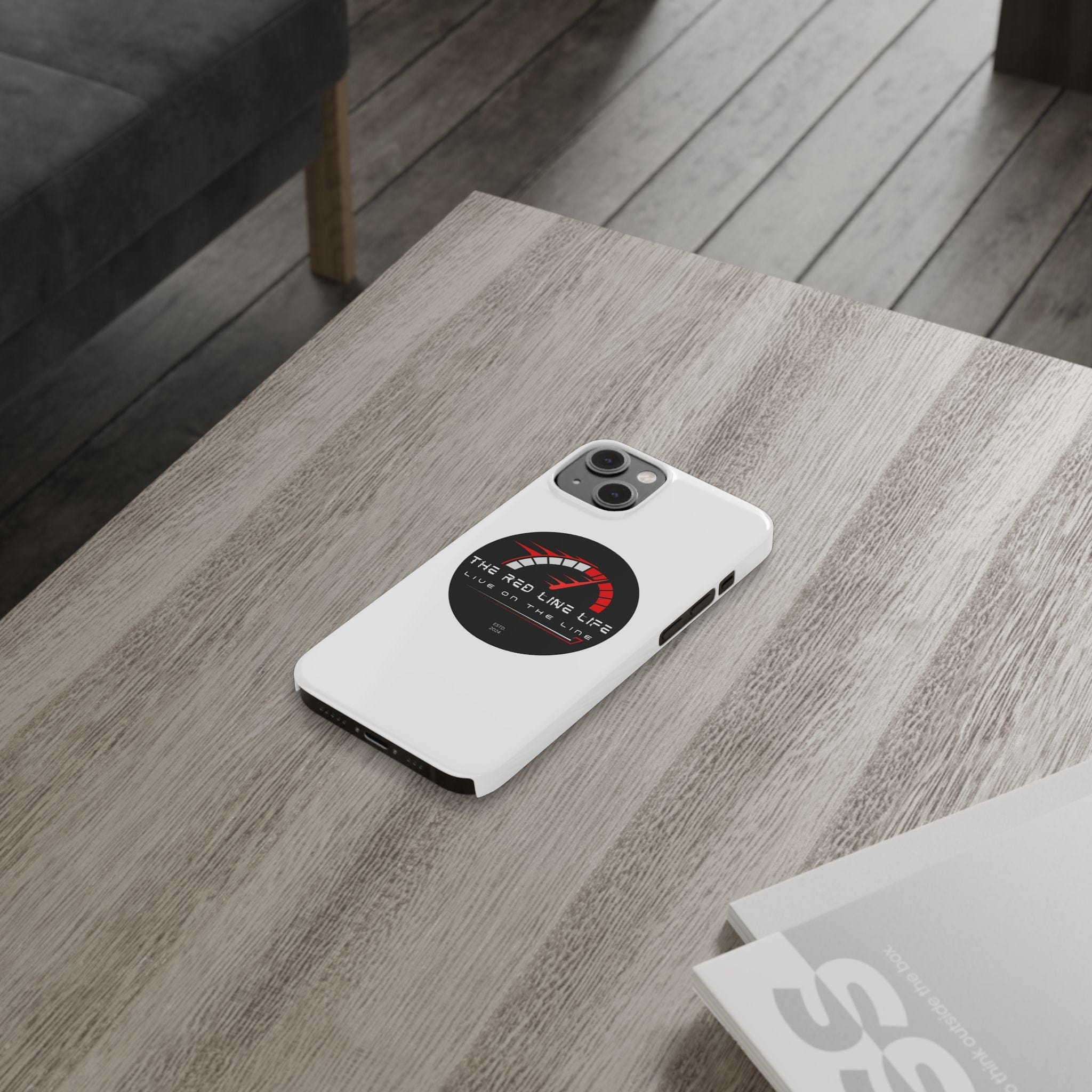 The Red Line Slim Phone Case