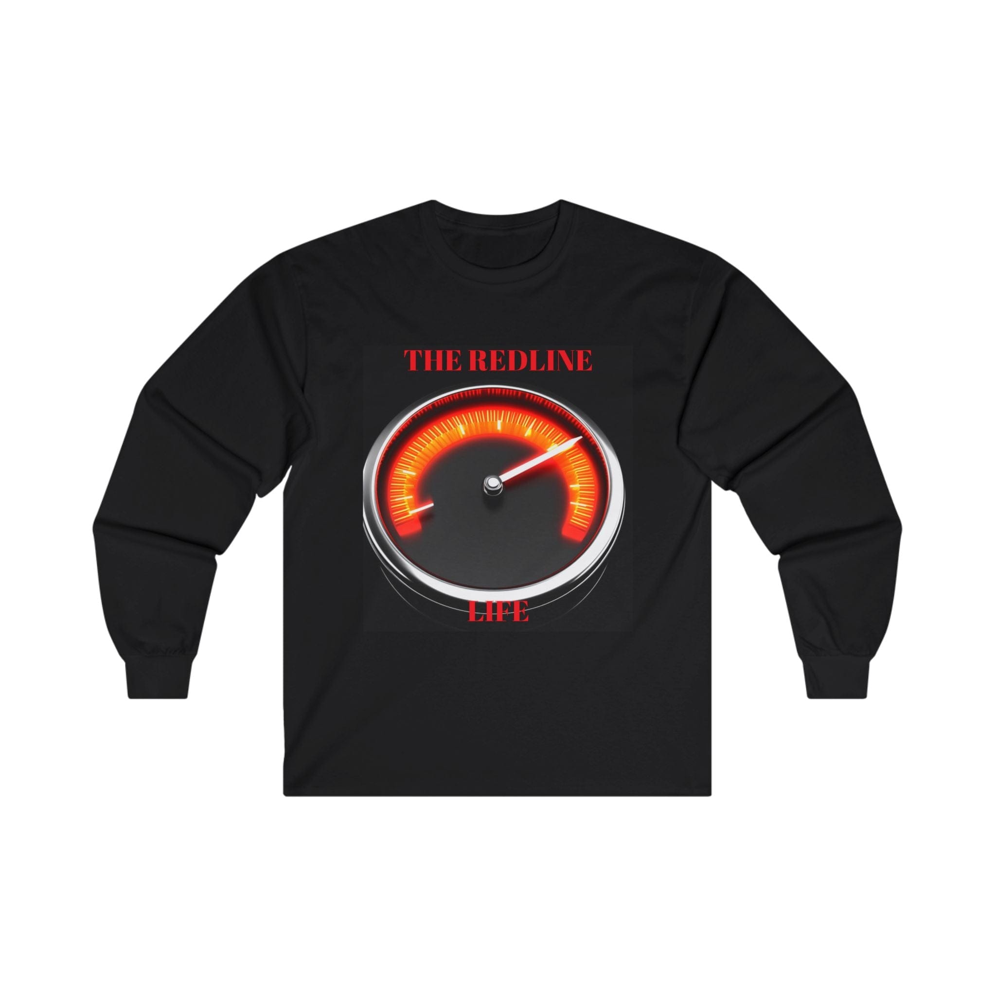 Cotton Long Sleeve T-Shirt Red Line