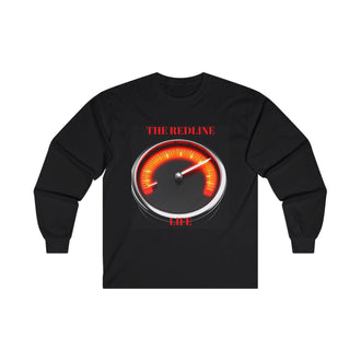 Cotton Long Sleeve T-Shirt Red Line