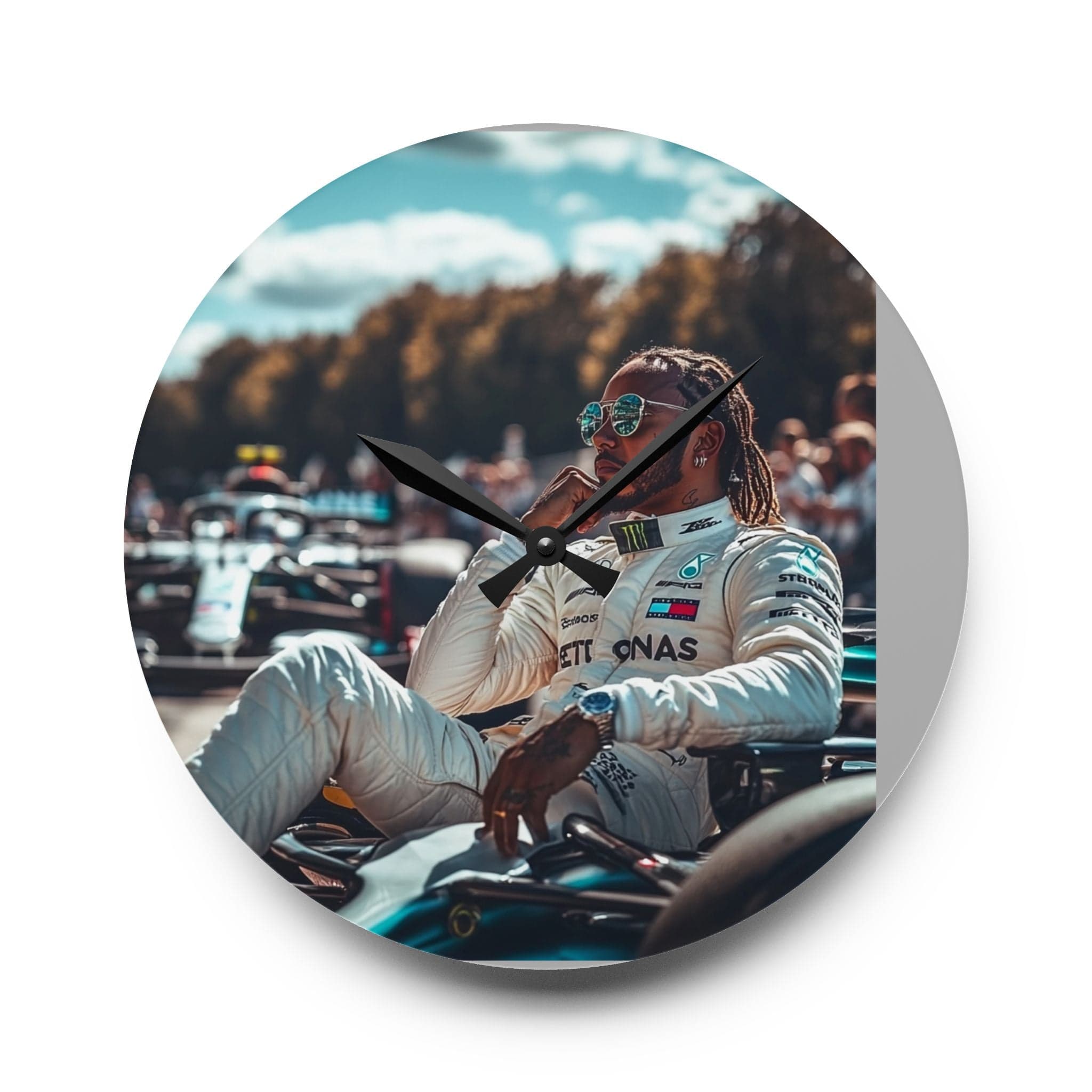 Lewis Hamilton Wall Clock