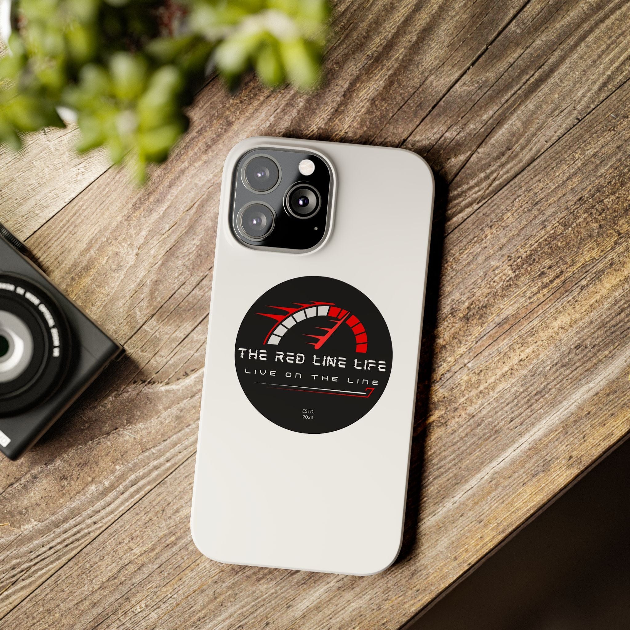 The Red Line Slim Phone Case