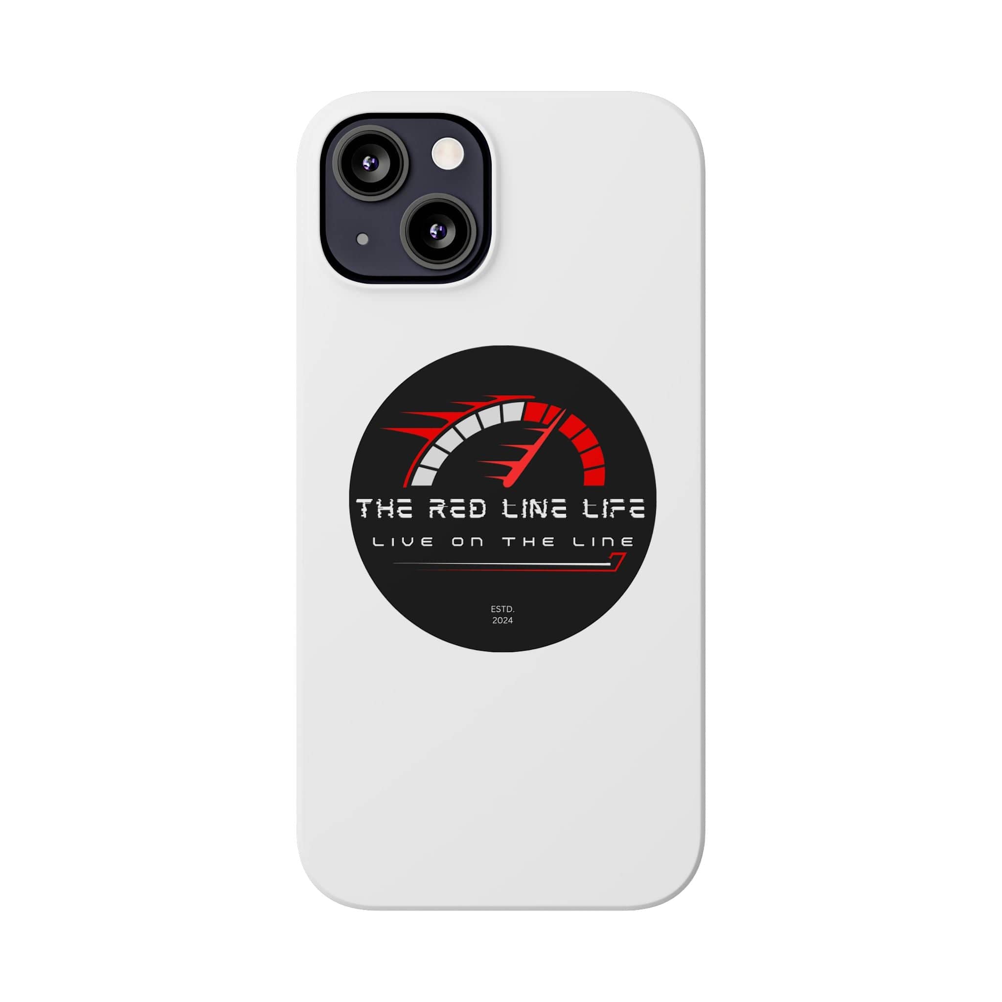 The Red Line Slim Phone Case