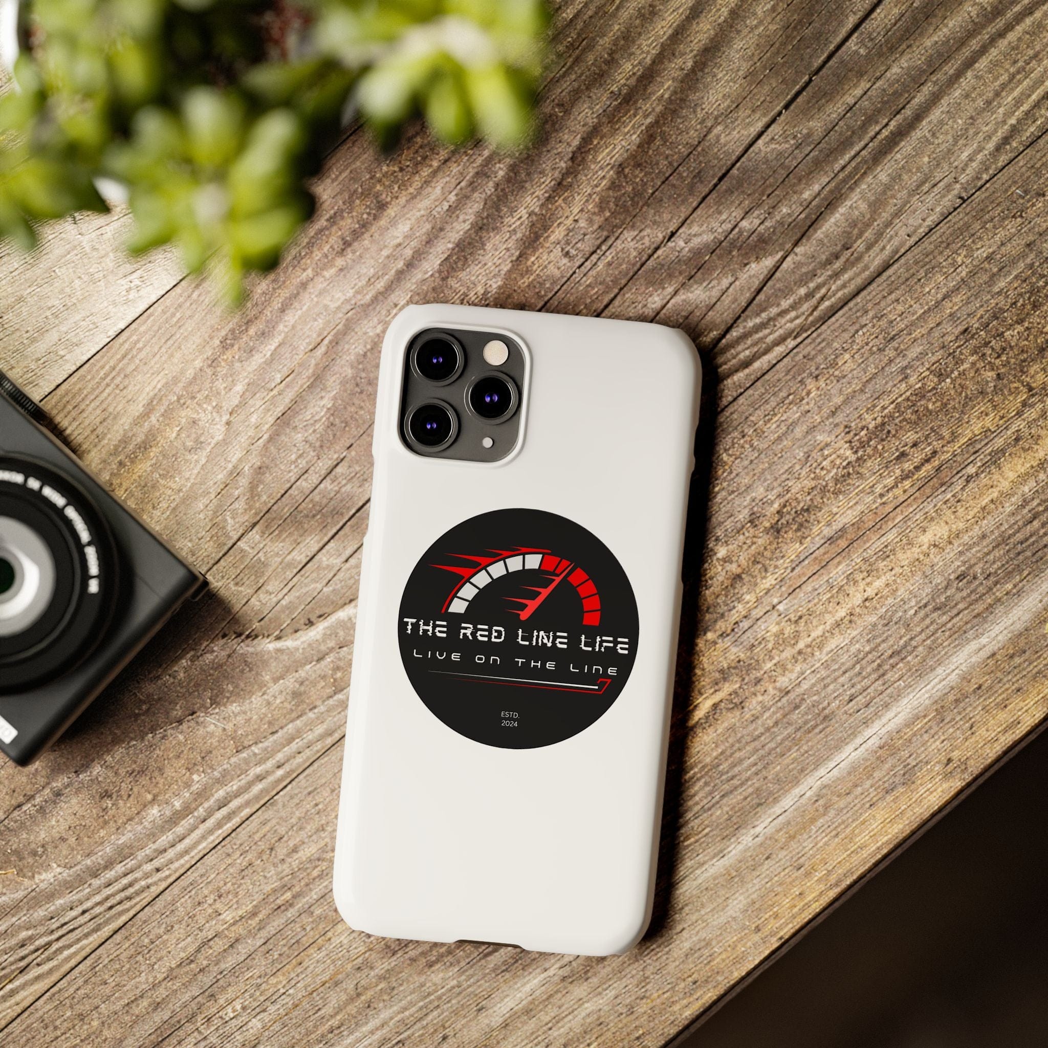 The Red Line Slim Phone Case