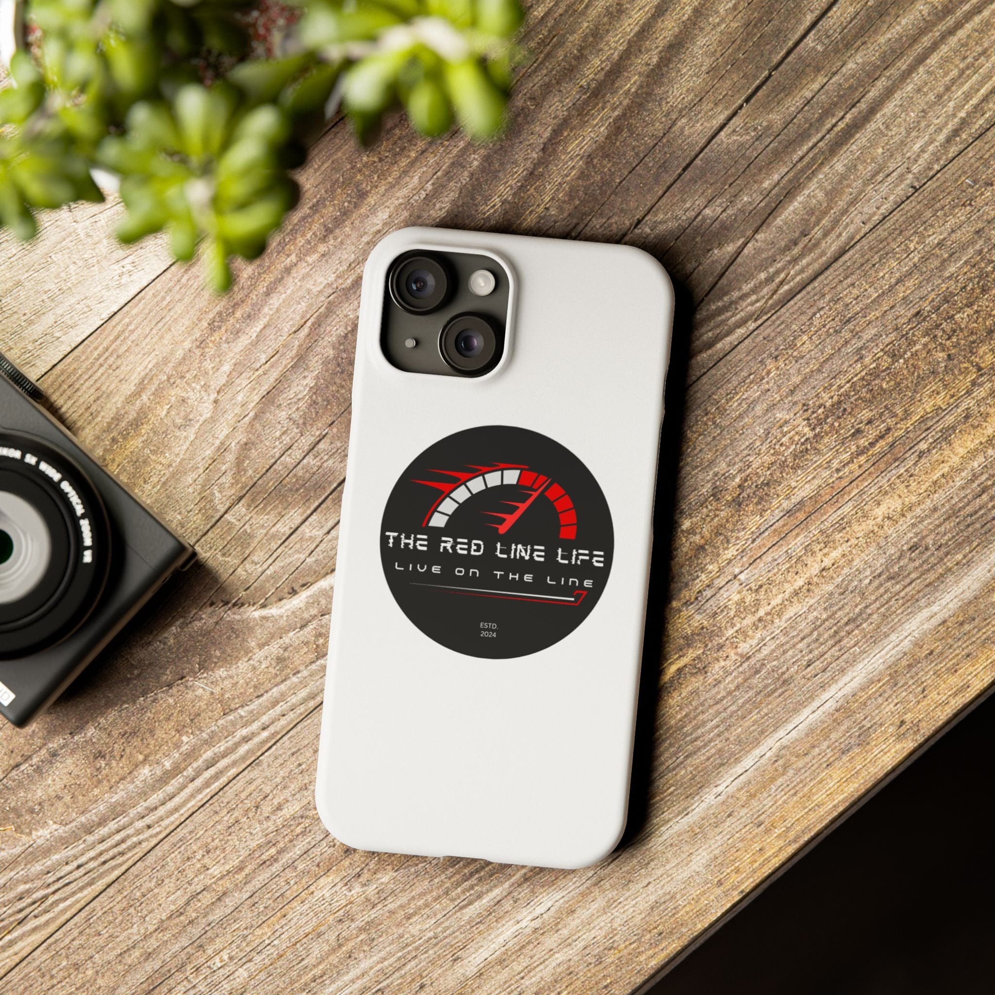 The Red Line Slim Phone Case